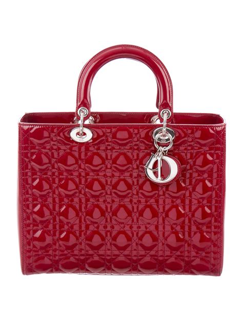 christian dior red purse|authentic christian dior purses.